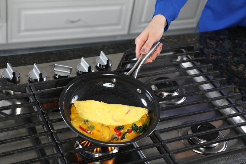 2 Units, DiamoTech 9.5" Frying Pan - 4-Layer Diamond Ceramic Coating, Nonstick & Durable, Toxin Free