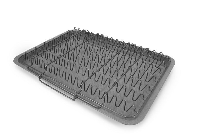 eazy mealz bacon rack xl + tray xl, 2-pc set