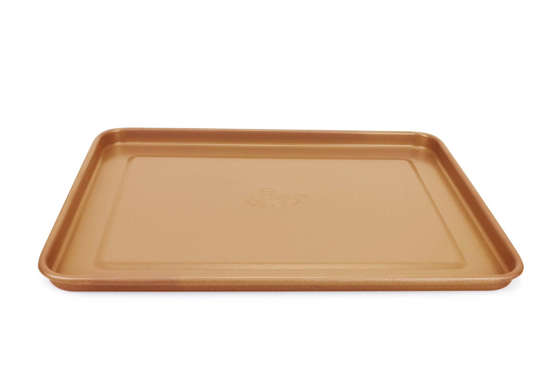 eazy mealz air fry crisper basket & tray set- copper