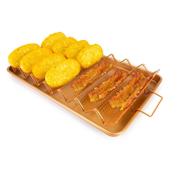 Texas Crisper Oven Air Crisping Tray/Baking Pan Set (Large)