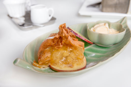 Air Fryer Caramel Apple Dumplings