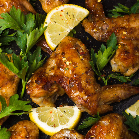 Lemon-Pepper Air-Fried Chicken Wings