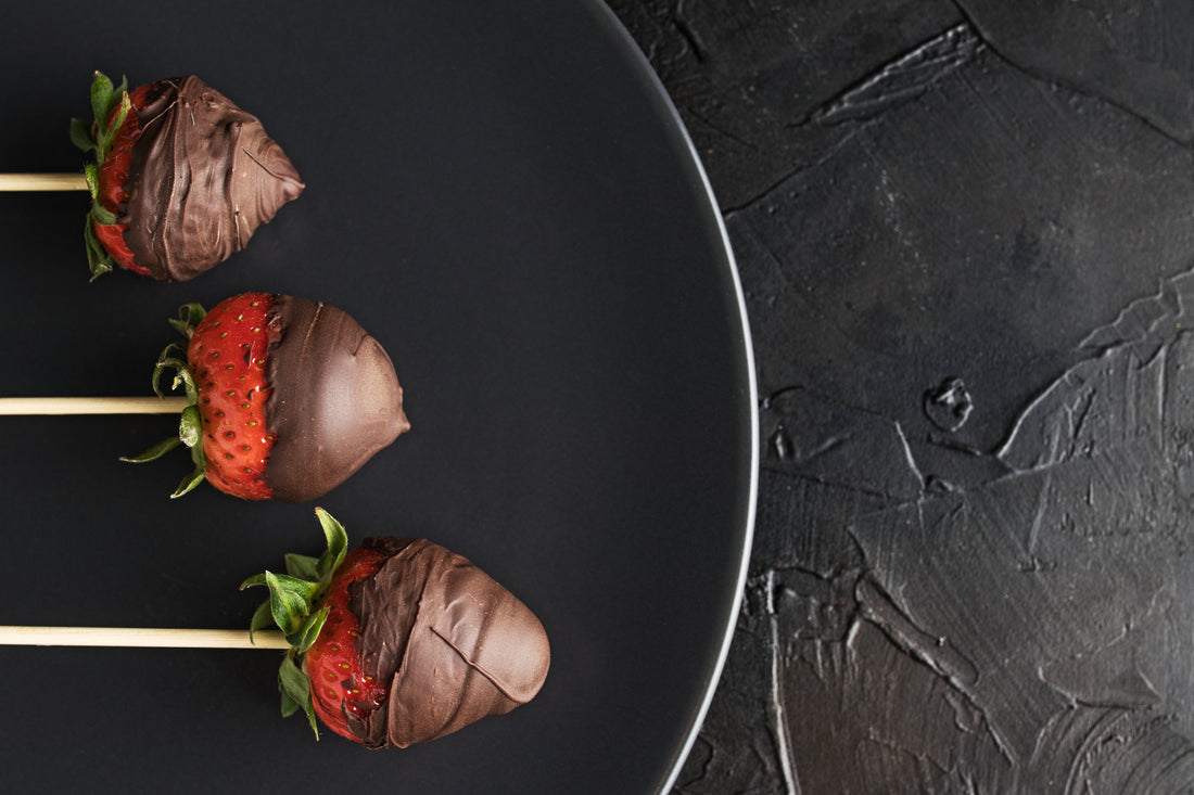 Air-Fried Chocolate-Dipped Strawberries