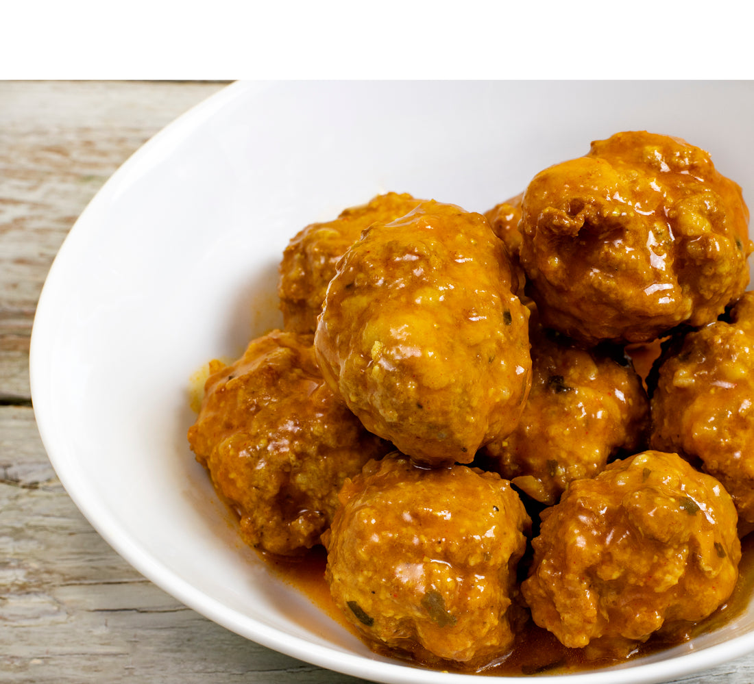 Air Fryer Buffalo Chicken Meatballs