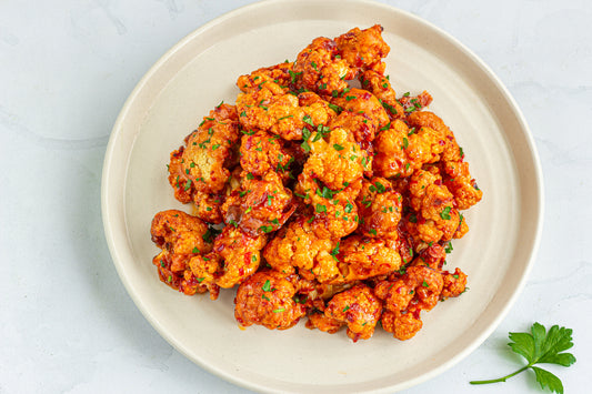 Air Fryer Spicy Crispy Cauliflower Bites