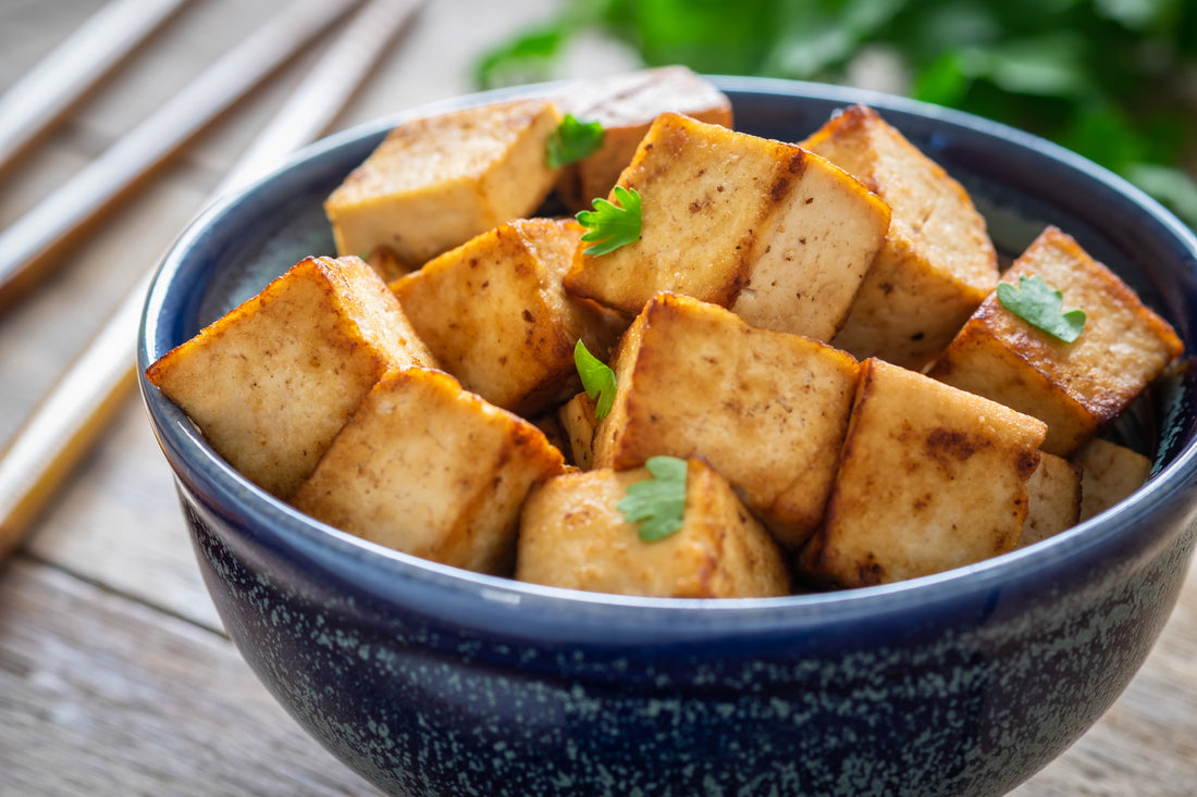 Air Fry Crispy Tofu Bites