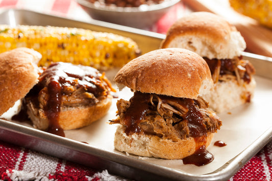 Air Fry Sweet & Tangy BBQ Pulled Pork Sliders (30 Min Meal)