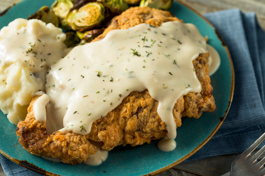 Air-Fried Crispy Chicken Fried Steak