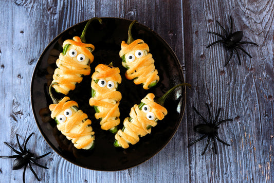 Air Fry Mummy Jalapeno Poppers