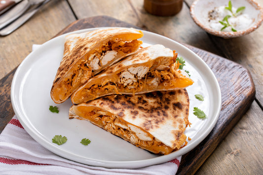 Air Fry Tex-Mex Chicken Quesadillas (30 Min Meal)