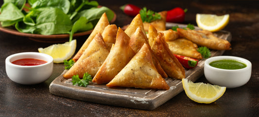 Vegetarian Air Fryer Samosas
