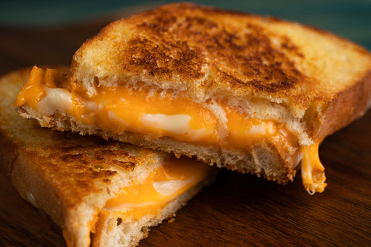 perfectly toasted grilled gooey cheese