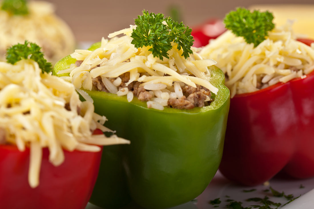 Air Fryer Stuffed Bell Peppers