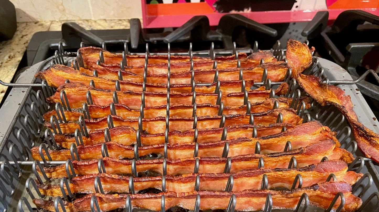 EaZy MealZ Bacon Rack + Tray Large, 2-pc set – EaZy BrandZ