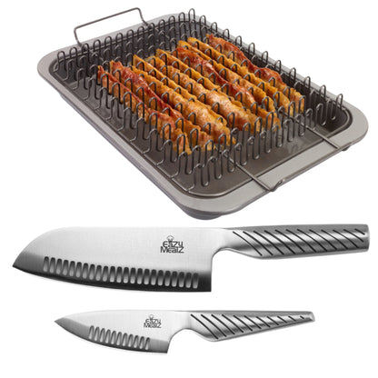 EaZy MealZ Bacon Rack + Tray Large, 2-pc set