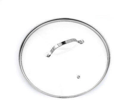  DiamoTech 12" EaZy Flip ceramic nonstick Wok with glass lid and recipe book