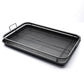 EaZy MealZ XL Air Fry Crisper Basket & Tray Set, 12.5" x 17.5" Gray