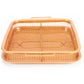 eazy mealz air fry crisper basket & bake pan 2-pc set