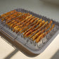 eazy mealz bacon rack xl + tray xl, 2-pc set