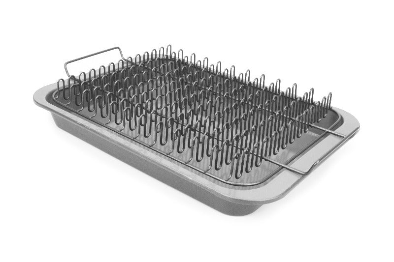EaZy MealZ Bacon Rack & Tray Set, Rack and Grease Catcher, Non