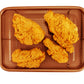 eazy mealz air fry crisper basket & tray set- copper