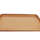 eazy mealz air fry crisper basket & tray set- copper