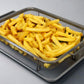 eazy mealz air fry crisper basket & tray set- gray