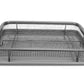 eazy mealz air fry crisper basket & tray set- gray