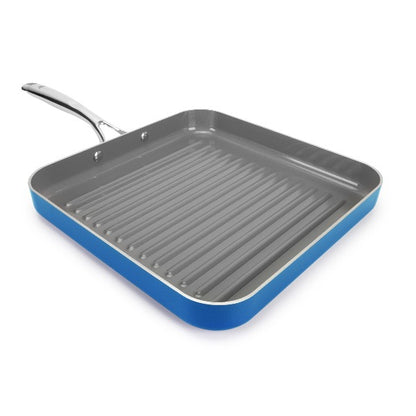 EaZy MealZ Non-Stick Square Grill Pan, Extra Large, 12"