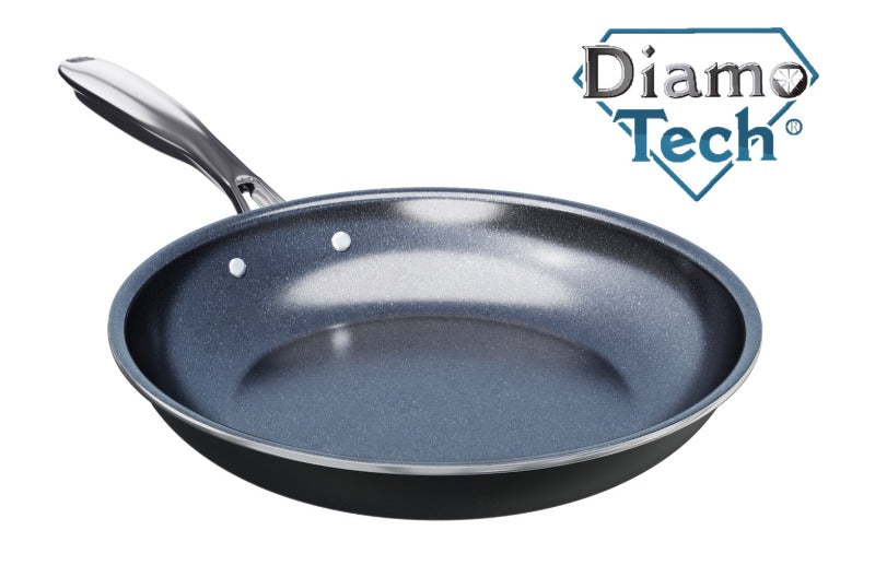 diamotech 9.5” frying pan, nonstick 4-layered durable diamond ceramic coating, 100% ptfe & pfoa free
