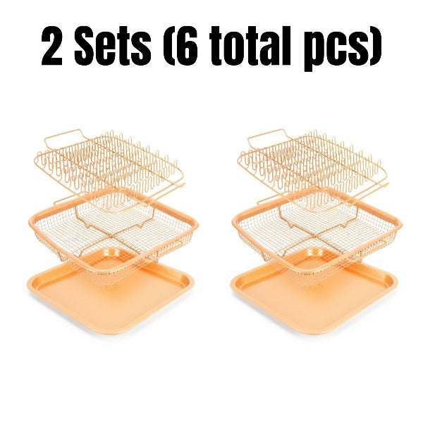 Eazy Mealz Bacon Rack XL + Tray XL, 2-pc Set